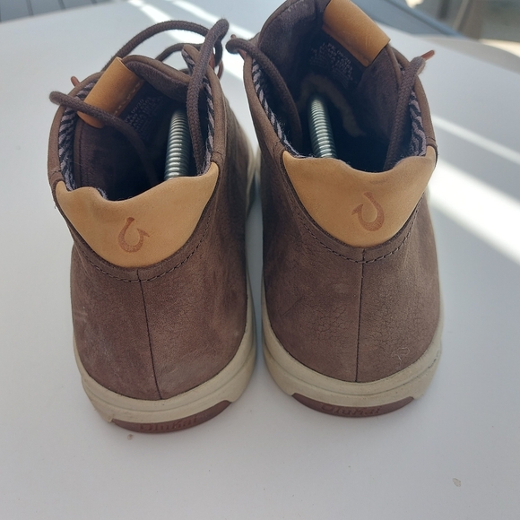 Olukai Nānā Hele Brown Leather Size 10.5 - Picture 5 of 7